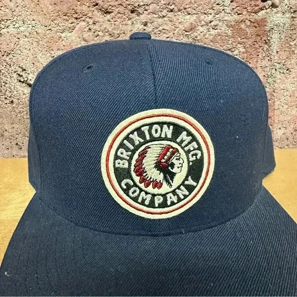 Brixton Mfg. Company SnapBack hat Navy Blue - Picture 2 of 5